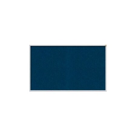 Ghent Ghent 60"W x 48"H Vinyl Bulletin Board - Aluminum Frame - Navy AV45-195